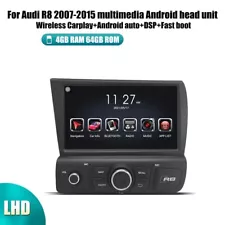 For Audi R8 V8 V10 2007-2015 Android Car Radio 8" Stereo Receiver GPS Navi 4+64G