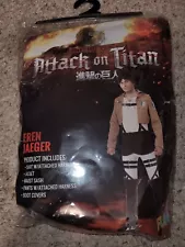 Attack on Titan Eren Jaeger Costume Adult Large 5 Piece Funimation