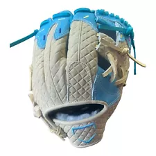 Custom Ballgloves Baby Blue Ice Cream Cone Baseball Glove 11.5” I-Web