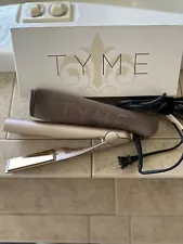 TYME IRON PRO GOLD ALL-IN-ONE ADJUSTABLE HEAT HIR STYLING IRON. IN BOX