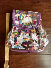 Super Rare Vintage Unicorn/Rainbow Space Lisa Frank Backpack