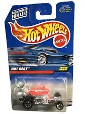 1998 Vintage Hot Wheels Collector #999 HOT SEAT Chrome/Red w/5 Spoke Malaysia