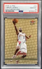 2006 Fleer Ultra Gold Medallion #26 Lebron James PSA 10