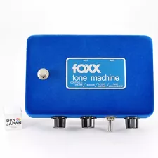 Foxx Tone Machine Fuzz Guitar Effects Pedal MIU 2007 Blue Velvet Used Fm JP #788