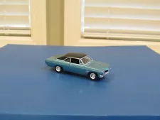 1/64 Auto World 1967 Buick Gran Sport Skylark in metallic blue - diorama - loose