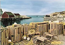 Postcard Lobster Traps Ready to Go