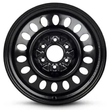 New Wheel For 2002-2009 Chevrolet Trailblazer 17 Inch Black Steel Rim