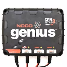 NOCO Boat 3-Bank 12 Amp On-Board Battery Charger GEN3MINI - Used