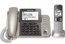 Panasonic KX-TGF350N Gold Corded / Cordless 1 Handset Landline Telephone Base