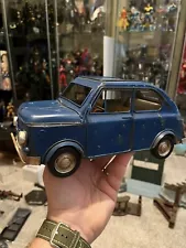 1/12 Scale Custom Blue Car Diorama Piece Battle Damaged