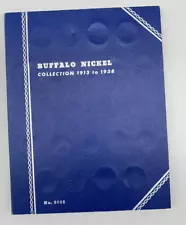 Vintage album Buffalo Nickel Collection 1913 to 1938 Whitman 9008 Album NEW