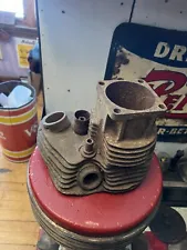 Vintage Old Indian Motorcycle Motor Engine Cylinder Head Jug 93074 Parts USA