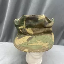 USMC Camouflage Type 1 Cap MC Small Marines Military Hat Brim Cracked Badly