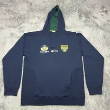 Australia Rugby Hoodie Mens Small Blue Kangaroos Classic Jumper Sweatshirt