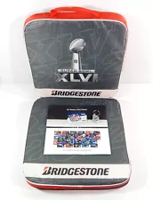 Lot of (2) Super Bowl XLVI Seat Cushions Plus SGA Giveaway Items Bridgestone