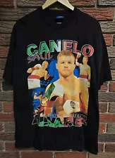 Canelo Alvarez Undisputed 1st Mexican Champion Boxing Rap T Shirt XL