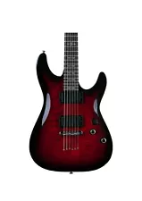 Schecter Guitar Research Demon-6 Electric Guitar Crimson Red Burst