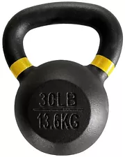 BalanceFrom Cast Iron Kettlebell, Single, 30 lbs