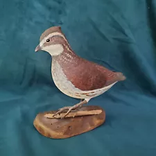 Bobwhite Quail Carving by Daniel G. Marini of Cape Cod