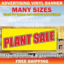 PLANT SALE Advertising Banner Vinyl Mesh Sign Seeds flowers vegetable garden