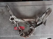 Heavy Duty Leather Cow Halter