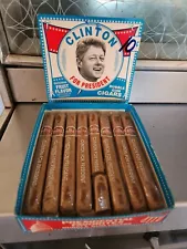 Clinton For President Bubble Gum Cigars. 1 Broken. Lot Of 16