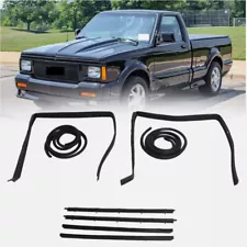 Rubber Door Weatherstrip Seal Kit Set for 83-94 Chevy S10 Blazer GMC S-15 Jimmy (For: More than one vehicle)