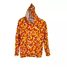 Romey Loves Lulu Sweatshirt Kid 12 Orange Candy Corn Halloween Hoodie School