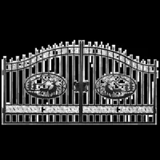 wrought iron driveway gates for sale