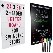 24"x36" Replacement Changable Letter Message Board for Swinging Signs