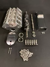 1/4 Scale V8 Engine Block, Crankshaft, Camshaft, Oil Pan & Timing cover Set !