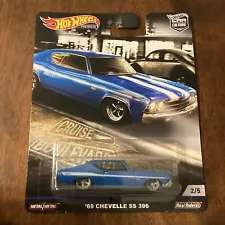 Hot Wheels Premium-Car Culture-Cruise Boulevard-‘69 Chevelle SS 396-NIP