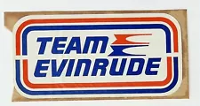 1960's Team Evinrude Fishing Racing Decal 6" X 3'