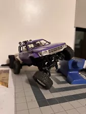 WPL C64-1 RC rock crawler Custom painted build portals, 370 motor and more parts