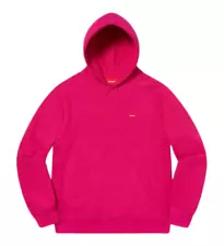 Supreme PULLOVER SWEATSHIRT SMALL BOX LOGO HOODIE Men's Hooded Fuchsia Large