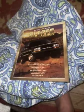 2001 Chevrolet Blazer LS LT Extreme ZR2 sales brochure dealer literature 32 page