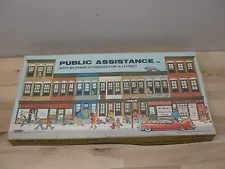 VINTAGE 1980 PUBLIC ASSISTANCE BOARD GAME WHY BOTHER WORKING FOR A LIVING?