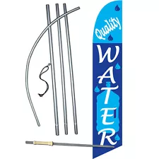 Quality Water Complete Swooper Flag Bundle