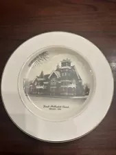 Vintage First Methodist Church Sheldon Iowa Decorative Plate, Virginia 10”