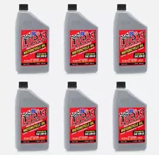 Lucas Oil 10702 Synthetic 20W-50 Motorcycle Engine Oil for Wet Clutches 6 Packs