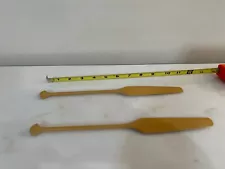 LOT of (2) 1/6 scale Oars for canoe or boat, wooden, very nice