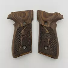 Altamont Wood Grips - Sig P229 Super Walnut Checkered Stippled