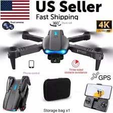 2024 New RC Drone With 4K HD Dual Camera WiFi FPV Foldable Quadcopter +1 Battery