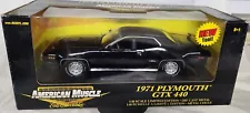 1971 Plymouth GTX 440 Black Interior 1/18 Ertl Muscle Car Free Shipping!