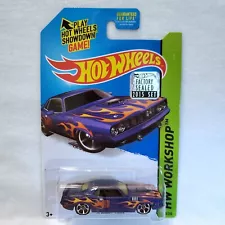 Hot Wheels 71 Hemi Cuda #210 Purple HW Workshop 2015 Factory Sealed For Sale