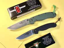 Ontario RAT 1 & Ontario RAT 2 Knives - D2 Blades