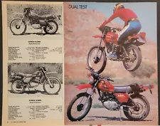 1980 Honda XL250S XL500S Pinup and Specs Page