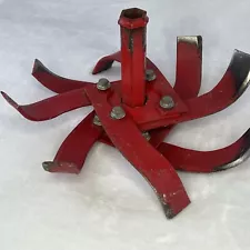 Rotary Roto Tiller MERRY Tiller Red Lawn *not Sure What Used For * Used