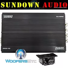 SUNDOWN AUDIO SIA-5000D MONOBLOCK 5000W RMS COMPETITION SUBWOOFERS AMPLIFIER