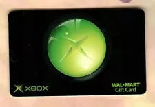 WALMART X-Box Logo ( 2005 ) Gift Card ( $0 )